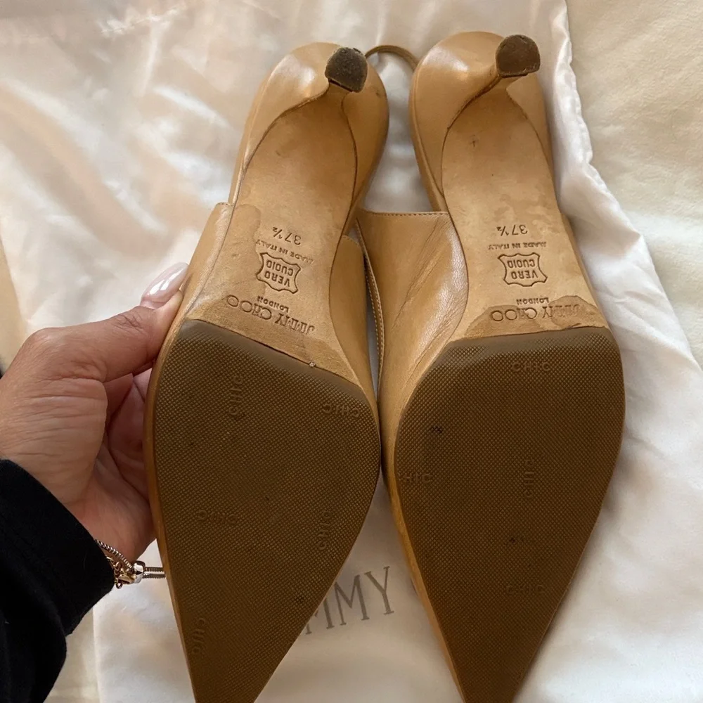 Jimmy Choo Tan Heels - Picture 8 of 9
